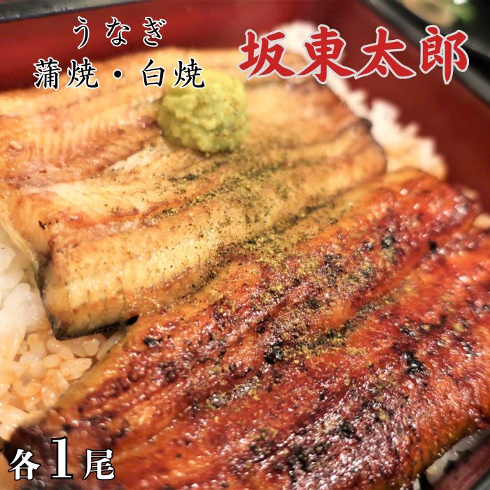 【ふるさと納税】 うなぎ　坂東太郎　蒲焼・白焼セット　各1尾（計2尾） ／ うなぎ 鰻 ウナギ 蒲焼 蒲焼き 白焼 白焼き 坂東太郎 国産 食べ比べ 千葉県 東庄町 送料無料