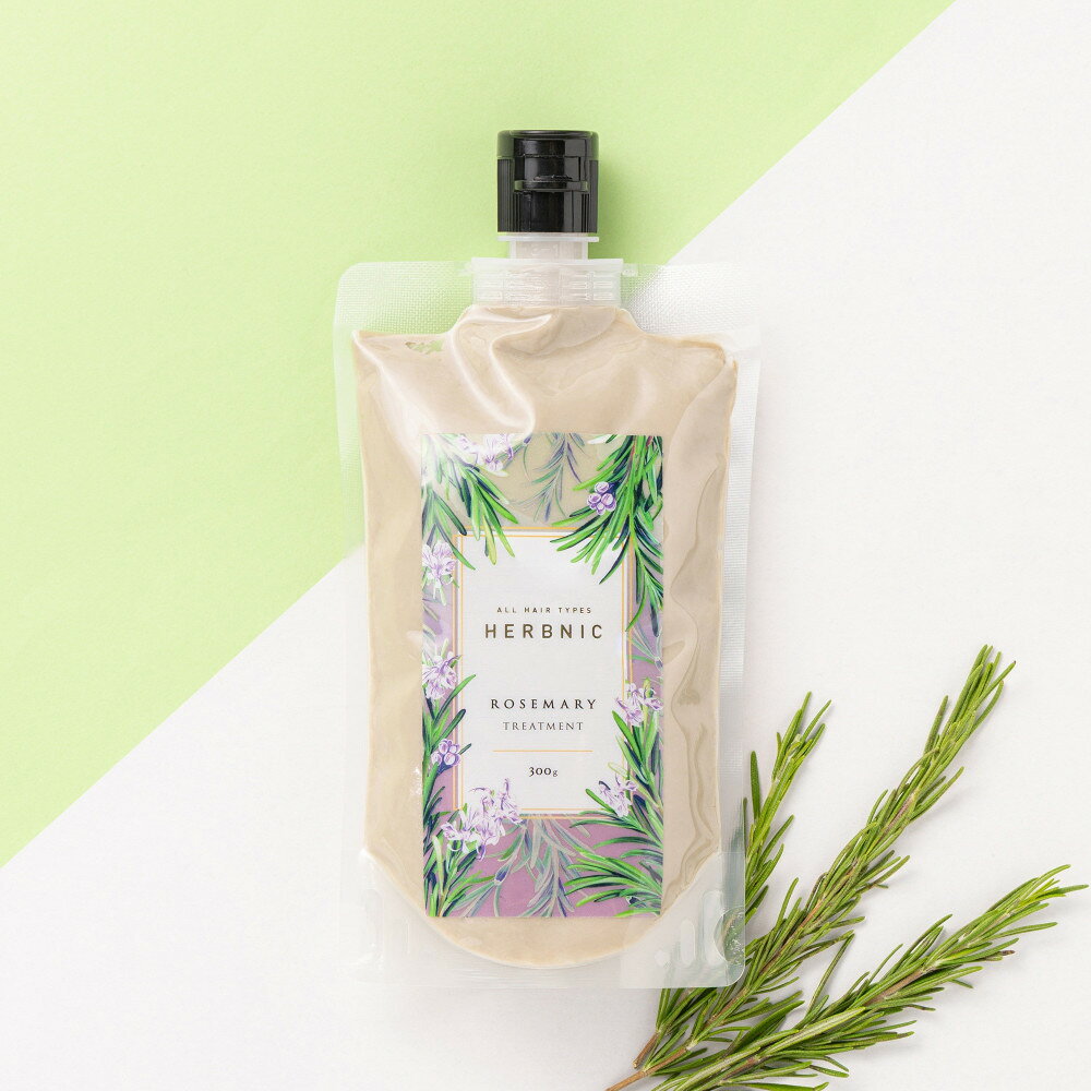 【ふるさと納税】【西宮市】HERBNIC トリートメント（ローズマリーの香り） 300g