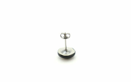 【美濃焼】黄緑むらタイルピアス(直径10mm)【1380444】
