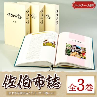 ふるさと納税 佐伯市 佐伯市誌 上・中・下巻 (全3巻)