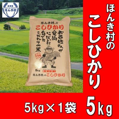 ふるさと納税 浜田市 ほんき村のコシヒカリ5kg