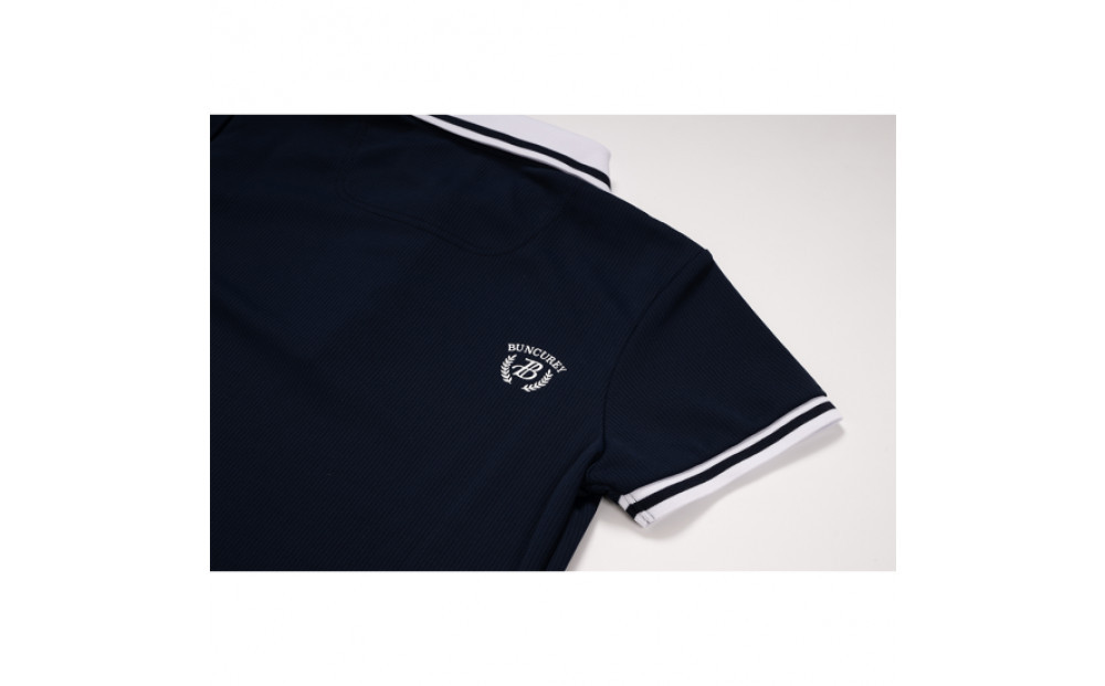 BUNCUREY　ゴルフウェア　半袖ポロシャツ（BL23SS-01-504)　ネイビー／サイズ0