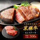 【ふるさと納税】ヒレステーキ 九州産 黒毛和牛 黒樺牛 合計300g (150g×2枚) 牛肉 ステーキ ヒレ 和牛 牛 黒毛和牛 国産 冷凍 送料無料