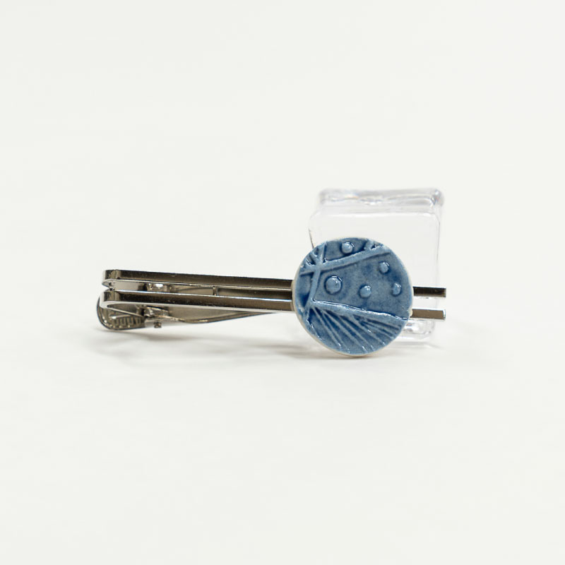 【ふるさと納税】陶器タイピン　SH-MN203　 工芸品 タイピン ビジネス 半磁器