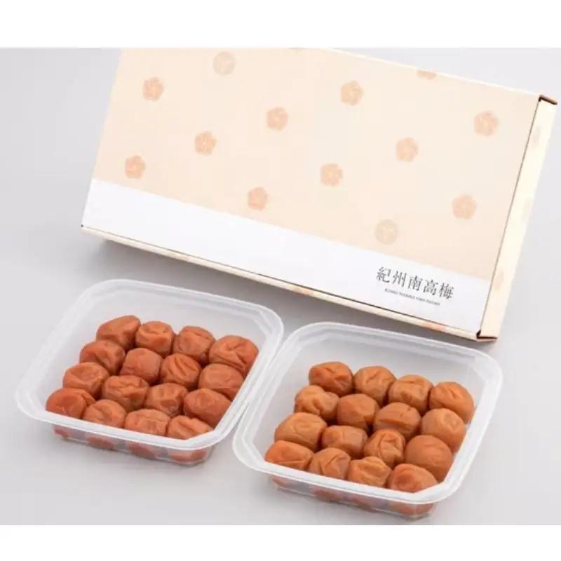 紀州梅干 詰合せセット　はちみつ梅・三栖里の梅 　350g×２ / 田辺市 紀州南高梅 南高梅 梅干し 梅干 梅 うめ 肉厚 お米 おにぎり 焼酎 梅酒 健康  食べ比べ 選べる 【ske018-1-2】