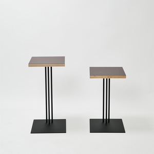 Rectangle side table （レクタングルサイドテーブル） ワークデスク H600 ブラック_モーブ  EB8-0646