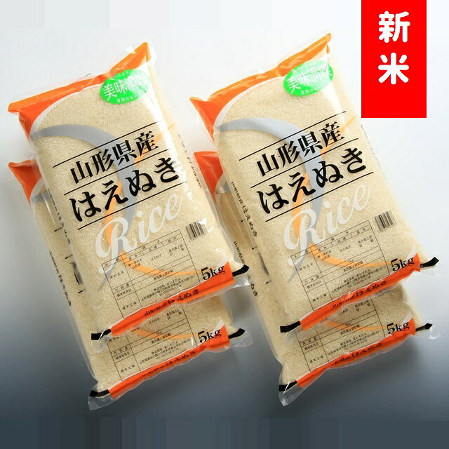 【ふるさと納税】【精米】はえぬき20kg（5kg×4袋）（令和8年産新米予約）（株式会社まいすたぁ）