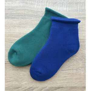 ふわもち鯛焼き靴下x2足組(ブルー、グリーン)【1657303】