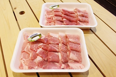 【京丹波高原豚】 豚モモ肉 焼肉用 1.3kg 【豚肉】 [010TN005]