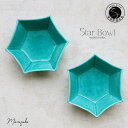 A15-194【ふるさと納税】【まるふくオリジナル】有田焼 Star Bowl ターコイズブルー 2個セット 青 ブルー 夏の器 小鉢 中鉢 スター 星 ペア 15000円