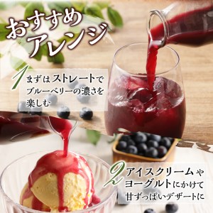 無添加 ブルーベリー ジュース セット ギフト お歳暮 無添加ブルーベリージュース「ブルーベリーの恵み」 720ml×2本 プレゼント ギフト 贈り物 送料無料 山梨県 上野原市