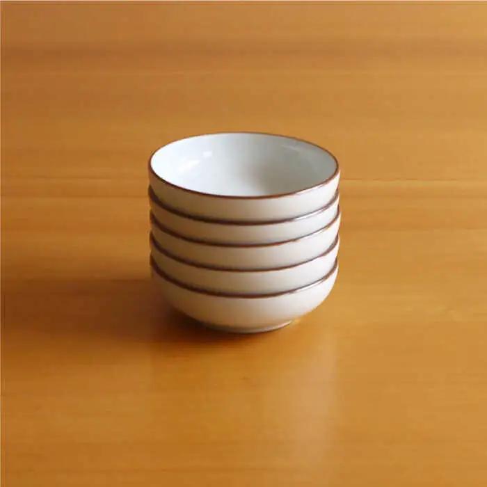 【白山陶器】【定番のシリーズ】白磁千段3.0深皿 5枚セット 食器 皿 【波佐見焼】[TA117] 波佐見焼