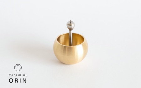 ミニミニおりん NASHI 座布団(赤／小桜柄)  仏具 ペット おりん ミニサイズ 可愛い 燕三条製【014S111】