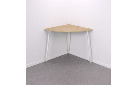 【andFREL】FS コーナーテーブル 天板 メラミンライトオーク幅99cm 奥行67cm 高さ72cm インテリア 家具 おしゃれ シンプル 机 角にフィット コーナー用テーブル 省スペース 作業台 スタイリッシュ 耐久性 ※離島への配送不可