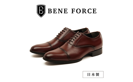 BENE FORCE 日本製ビジネスシューズ ストレートチップ BF8912-DARK BROWN ファッション 靴 メンズ  26.5cm