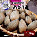 【ふるさと納税】北海道 厚岸産 あさり 1.8kg　【 海産物 海の幸 味が濃い 貝類 貝 みそ汁 酒蒸し アサリバター 食材 食べ物 パスタ 】　お届け：2024年10月～11月末まで、2025年3月下旬～6月末