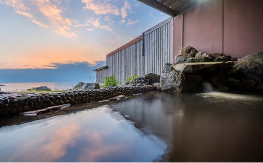 【宿泊ペア券】鰺ヶ沢温泉ホテルグランメール山海荘 （お部屋：海側和室）