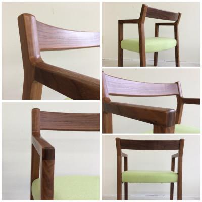 ふるさと納税 大川市 木の気持ち(じぃじばぁばへの木もち)・玄関スツール【グリーン/ウォールナット】 |  | 02