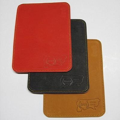 ふるさと納税 三宅町 マウスパッド 革 シンプル おしゃれ 日本製 レザー メンズ レディース プレゼント:赤オレンジ |  | 02