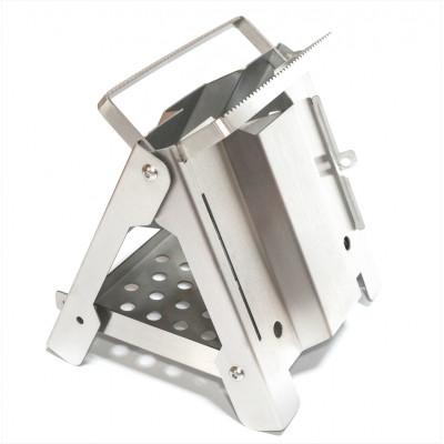 ふるさと納税 廿日市市 野良ストーブ 〜Nora Stove〜　頑強なオールステンレス製焚き火台