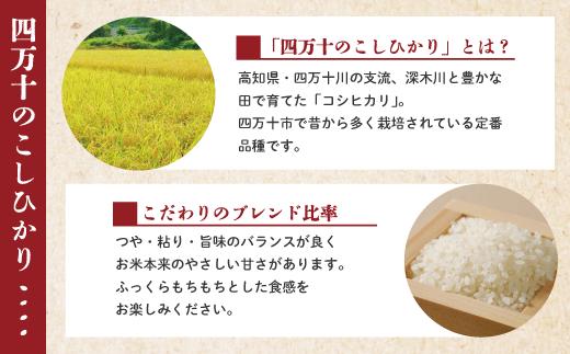 【令和6年産新米・早期受付】四万十のかおり5 kg＆四万十のこしひかり5 kgの食べ比べセット（合計10 kg）【2024年10月より順次配送】R6-156