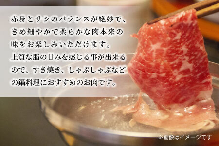信州高原和牛 カタロース 400g  すき焼き しゃぶしゃぶ用  