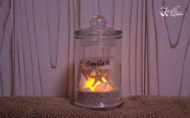 シェルランプ　【Smile】桃