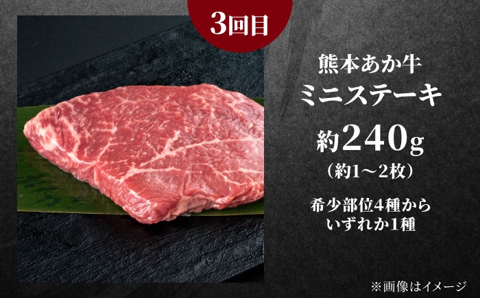 全3回 合志市くまもとステーキ食べ比べ定期便 