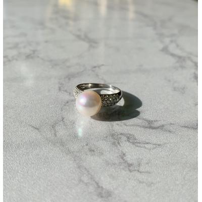 ふるさと納税 鳥羽市 あこや真珠パヴェリング(9号)　650-01 |  | 01