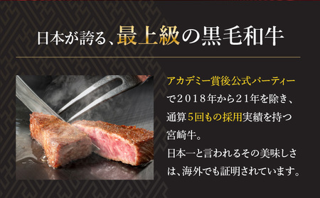 KU049 ＜宮崎牛＞リブロースステーキ　200g×2袋（計400g）美味しい牛肉をご家庭で