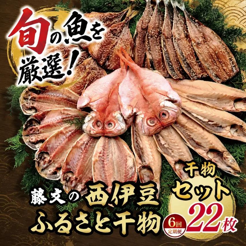 藤文の「西伊豆ふるさと干物セット定期便」（年６回）[0823234]