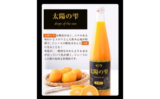 『菅本果実園』こだわりの手搾りみかんジュースセット 太陽の雫530ml×1本早生の極み530ml×1本《11月下旬‐4月末頃出荷》 ---sg_mikanju_cf114_24_18500_2i---