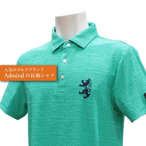 ゴルフウェア アドミラル 半袖　Mサイズ 　グリーン