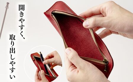 本革ペンケース ブルー | 牛革ペンケース 本革 あいろこいろ