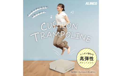 ステッパー クッショントランポリン クリーム/FA723C[AOAB143] サイドステッパー クッションステッパー 昇降運動 ステップ台 踏み台 トランポリン クッショントランポリン 有酸素運動 トレーニング エクササイズ ミニ コンパクト 省スペース コンパクト 軽量 静音 健康 運動 美容 ダイエット 家庭用 初心者 高齢者 シニア リハビリ 人気 定番 おすすめ ギフト プレゼント アルインコ