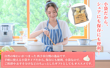 ＜西予市産 朝霧にんにく（乾燥小袋）1袋20g入り 30袋セット＞ 国産 ニンニク 小分け 30袋 セット 愛媛県産 野菜 やさい ドライ 大粒 ストック 薬味 特産品 ノムランド 愛媛県 西予市【常