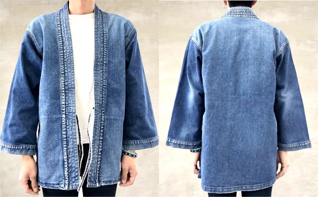 BLUE SAKURAデニム着物ジャケット（長袖）DNTSW02