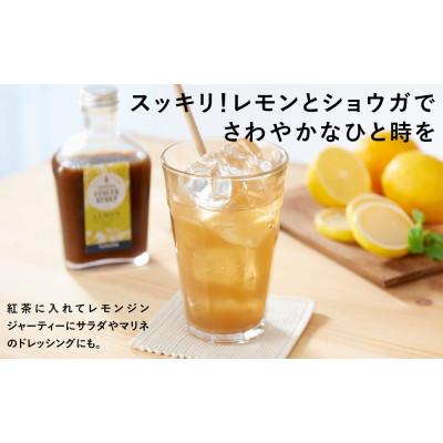 ふるさと納税 静岡市 ジンジャーシロップ　レモン2本セット |  | 02