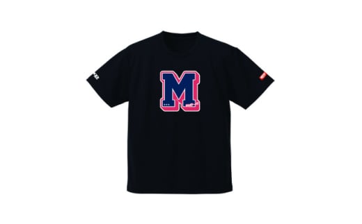 JTTA公認　卓球ユニフォーム＜男女兼用(ドライ):Lサイズ＞アルファベット　M　ブラック【1566531】