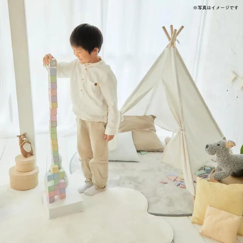 キューブ型の知育玩具【にじいろキューブ】
