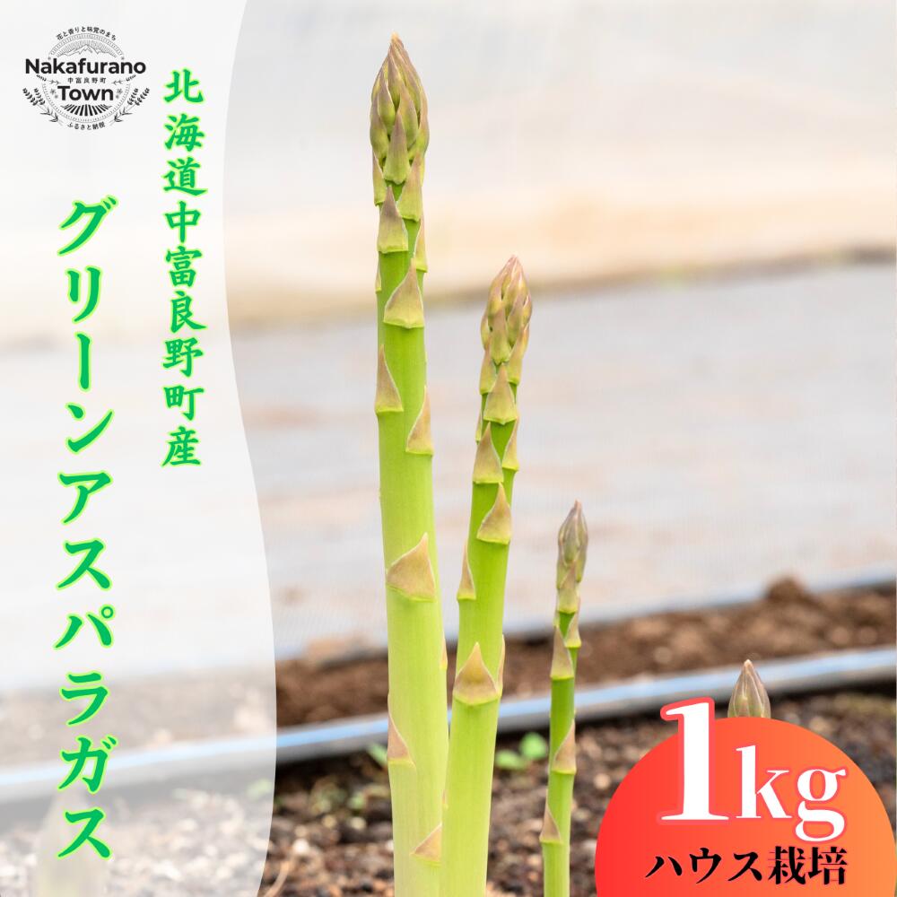 【ふるさと納税】【2027年発送】ハウス栽培グリーンアスパラガス1kg