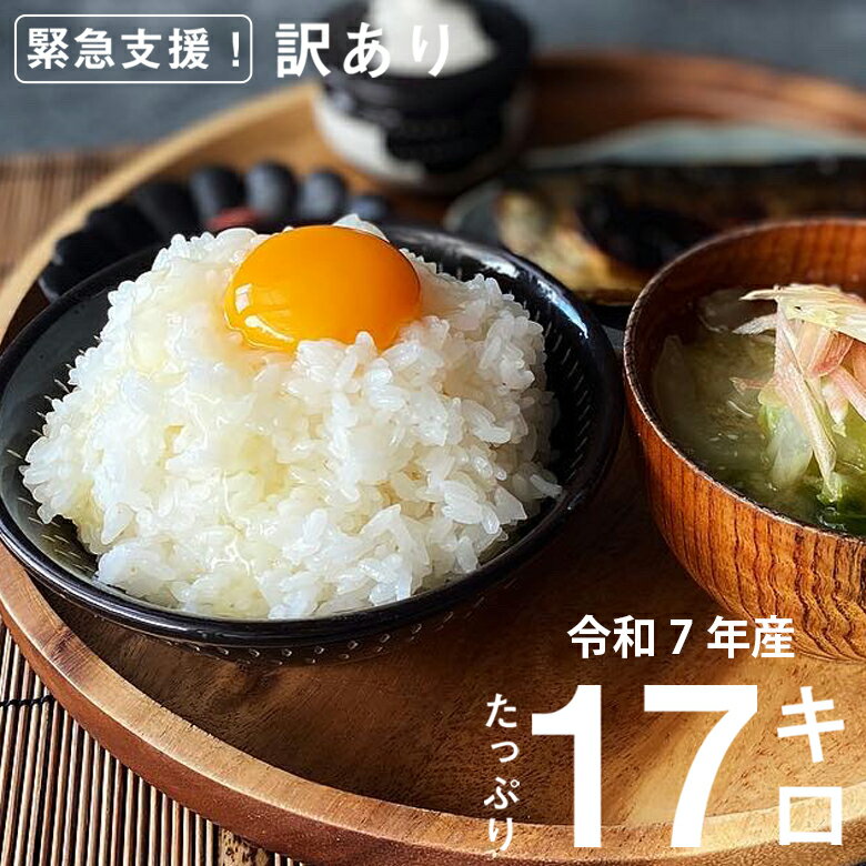 【ふるさと納税】＜先行予約＞【令和7年産】 家計応援米 合計17kg (5kg+6kg+6kg) 訳あり 米 お米 白米 精米 規格外 ブレンド米 フードロス SDGs 熊本県 高森町 送料無料【2025年9月下旬発送開始】