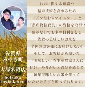 CI392_五つ星お米マイスター厳選！【夢しずく】　玄米 5ｋｇ【６回定期便】