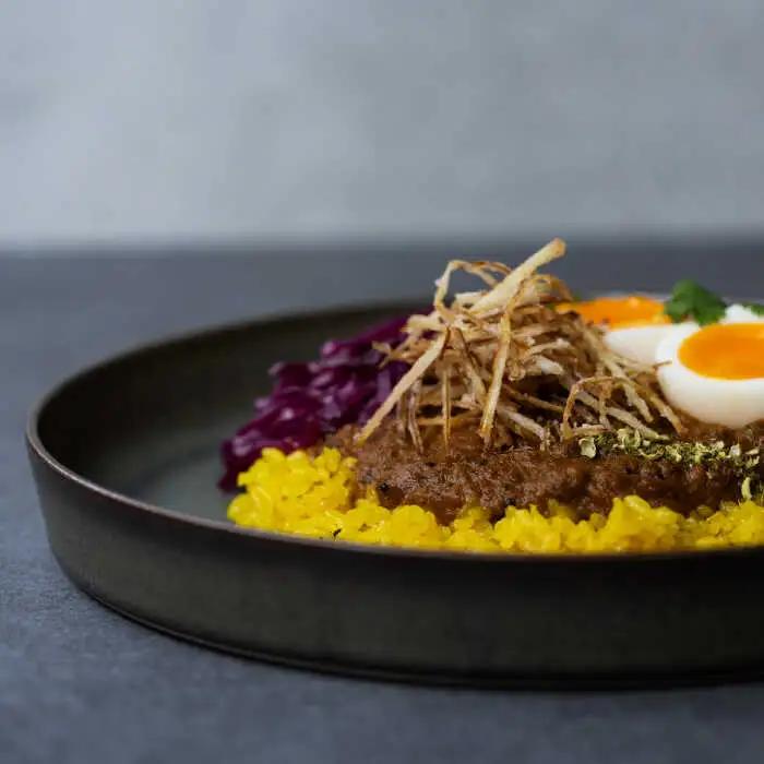 【波佐見焼】吉田 愛 カレー皿「plate 245」ブラック・ホワイト 2枚セット パスタ皿 食器 食器 皿 【西海陶器】 [OA530] 波佐見焼