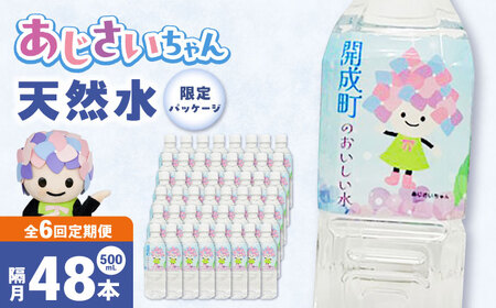 ミネラルウォーター 【全6回定期便（2ヶ月に1回お届け）】ミネラルウォーター （500mL×24本） 2箱 [BDBE003-14]