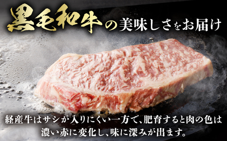 【2週間以内発送】≪訳あり≫宮崎県産黒毛和牛(経産牛)サーロインステーキ(計900g) 肉 牛 牛肉 国産_T025-012