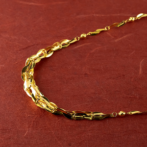 ネックレス 純金 24金 レディース チェーンだけ 45cm チェーン ゴールド 太め 幅広 K24 24k 地金 チェーンのみ ジュエリー シンプル 人気 普段 使い 250523nm200k241