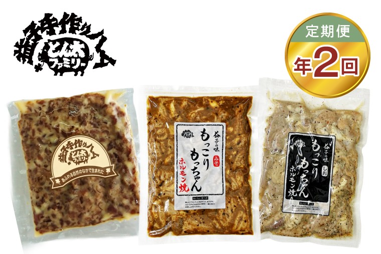 
                  【定期便】益子手づくりふるさとおかずセット（冷凍）年2回(2月、8月)｜栃木県 益子町 ふるさと納税 手作り 豚ホルモン焼き 鶏そぼろ ご飯のお供 おかず 冷凍（AF036）
                