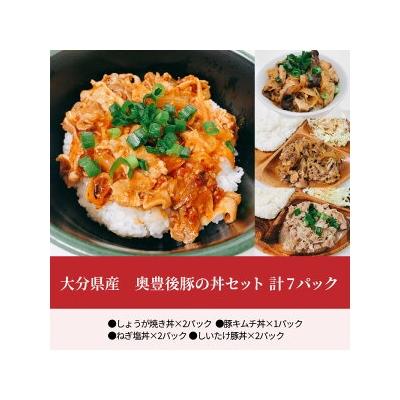ふるさと納税 大分市 大分県産　奥豊後豚の丼セット　計7パック_A02025 |  | 01
