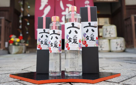 水口酒造 道後ジン「六媛」200ml　クラフトジン スピリッツ 愛媛
